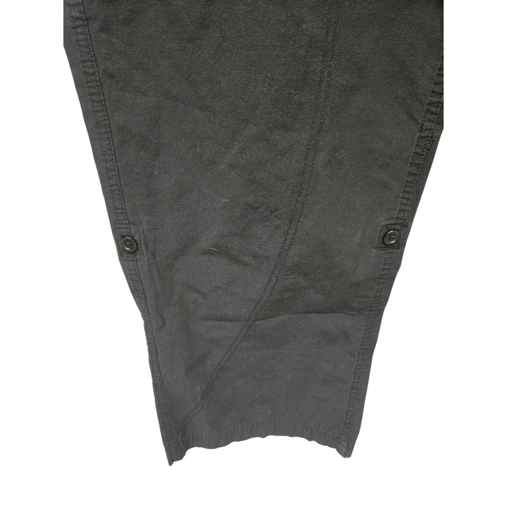 Danskin Now Womens L 12/14 Black Convertible Zip Off Cargo Hiking Pants Stretch - Picture 10 of 12